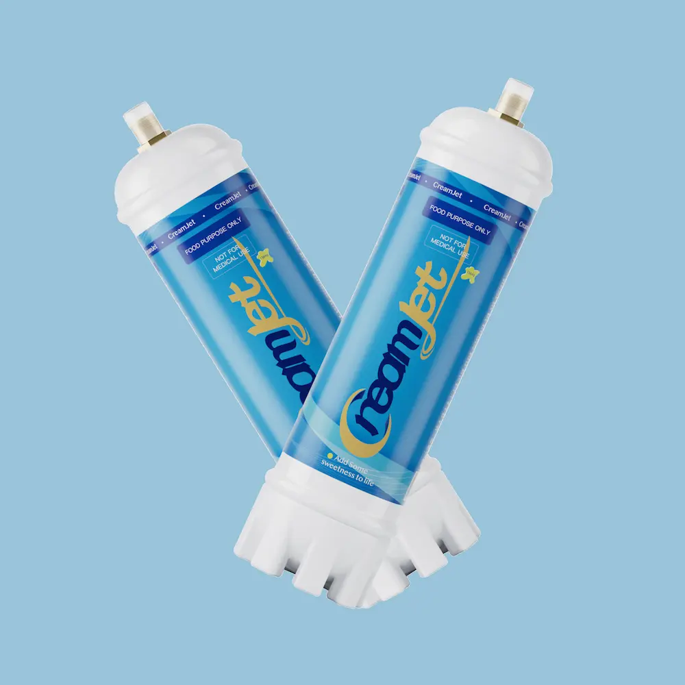 CreamJet 2.2L Cylinders with 1364g N2O Gas Original Flavor 1 carton (4 pcs) - Image 4