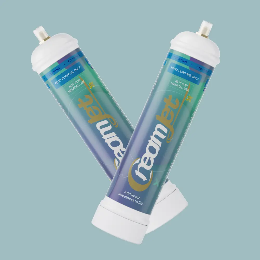 CreamJet 0.95L Cylinders with 640g N2O Gas Original Flavor 1 Carton (6 pcs) - Image 3